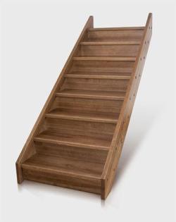 SCHÄTZUNG FREITRAGENDE TREPPEN ZUR SELBSTMONTAGE TYP U, L EICHE ESCHE BUCHE HOLZ