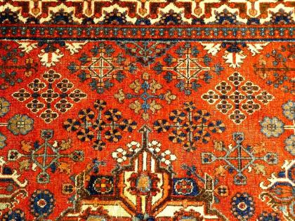 Sammlerteppich Keschan 154x106 antik (T109)