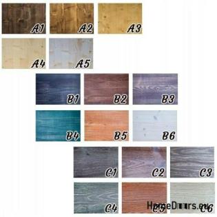 RADEX LOFT I 60 70 80 90 Holztüren Rohholzflügel mit Knoten