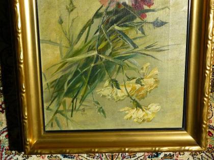 Gemälde Blumenstillleben von 1921 (B070)