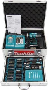 Makita Akku-Schlagbohrschrauber-Set (BHP453RHEX5) mit Koffer. NEU