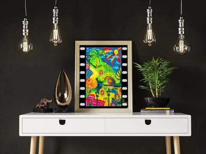 Pierce Brosnan Kunstdruck 45x30 cm. Souvenir. Geschenk. Andenken. Sammlerstück. 