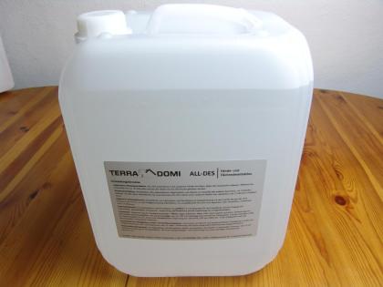 TerraDomi ALL-DES Desinfektionsmittel Hände/ Flächendesinfektion 5/ 10 Liter