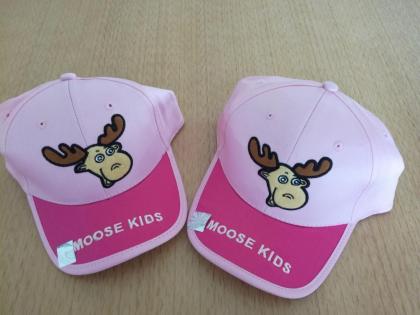 2 Kleinkind Kappen in rosa