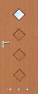 Tür Romb/ Nicea Schiebetür Zimmertür Innentür 60/ 70/ 80/ 90 Breite 6 Farben