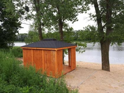 3-ECK GARTENHÄUSER MIELNO HOLZGARTENLAUBE PAVILLON KIEFERNSCHUPPEN 3x4m