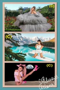 Ariana Grande: Signiertes Wandbild. Wanddeko. Kunstwerk. USA-Import. Souvenir.