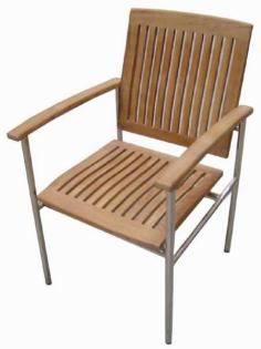 Hochwertiger Teakholzstuhl