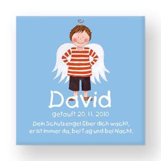 Geschenkideen zur Taufe und Geburt. Bilder mit Namen und Gedicht.