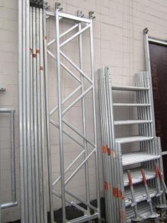 Gerüst Rollgerüst Baugerüst Layher Aluminium AH 8, 5m