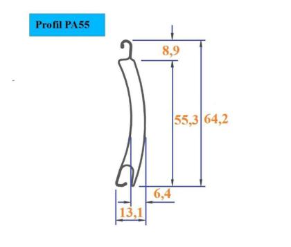 Rolltor Garagentor Aluminium Rolltore mit 55 mm Lamellen aus ALU Motorantrieb