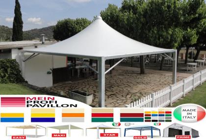 Pavillon Restaurant 5x5 personalisierte Farbe Pvc Café Pergola Lager