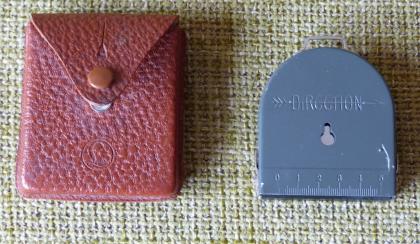 Original-Bézard Kompass mit Lederetui