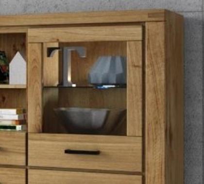Highboard Nina Eiche teilmassiv geölt ET-2345