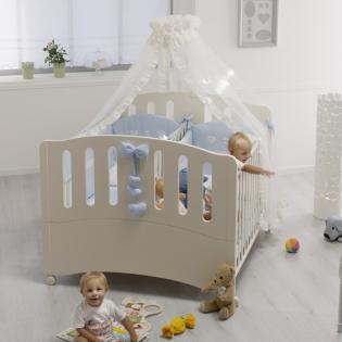 Süßes Zwillingsbett - Die Lösung für Ihre Twins (Gemini - Azzurra Design)