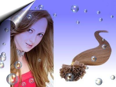 Haarshop & Haarpflege ~ 100 Stück Haar Extension ~ Echthaarsträhnen um 55, 00€