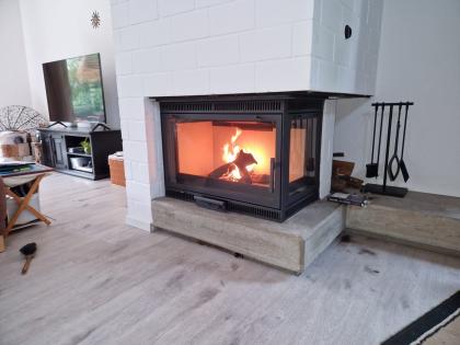 OFFENEN KAMIN UMRÜSTEN ZUM HEIZKAMIN