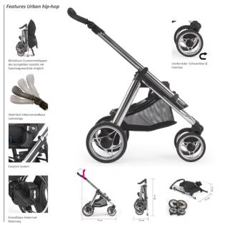 Schlichter Kinderwagen von Bebecar aus der Special Collection 2021