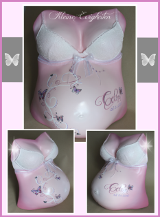 Babybauchabdrücke, Baby-3D-Abformungen, Bauchmaske, Körperabformung