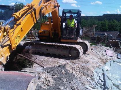Baumaschinenausbildung, Bagger,  Ausbildung, SZFL