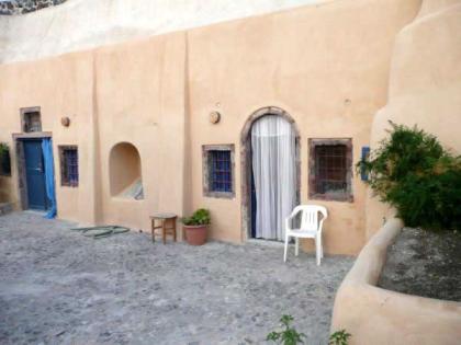 Traditionelles Höhlen Haus auf Santorin