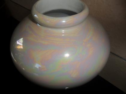 Vase weiss perlmutt