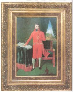 Gigantisches Ölgemälde, Napoleon als Konsul, gemalt v. ASHLEY: