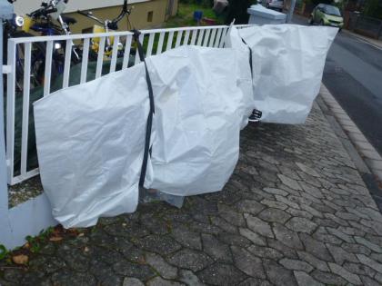 (151) FALTGARAGE 110 * 210 (FAHRRADABDECKUNG)