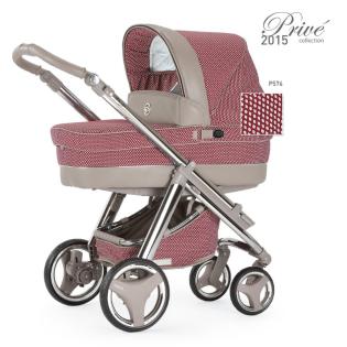 Traumhaft schöner Kinderwagen mit Pünktchen (all-over) NEU von Bebecar