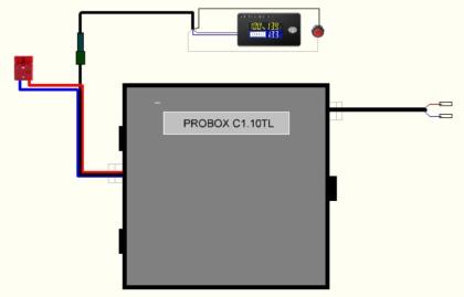TOP! WELTNEUHEIT !!!! CLESANA C1 Folientoilette  PROBOX C1 ELEKRTO ANSCHLUSSBOX 