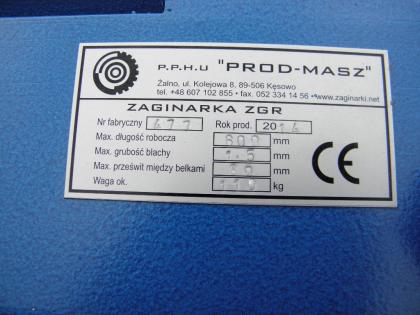 Abkantbank 600mm/1,5 Kantbank Schwenkbiegemaschine Biegemaschine Hersteller  hoc