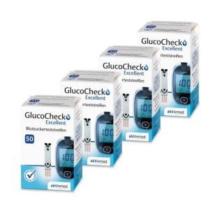 GlucoCheck Excellent Blutzuckerteststreifen  20 Packungen X 50 Stück In Packung.