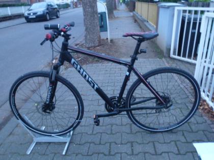 (7) 24 Gang 28 Zoll Gabel gefedert Rh 53 mit Batterielampen