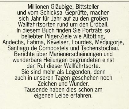 Robert Mann - Wallfahrtsorte