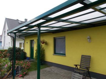 Terrassenüberdachung aus Kammerpolycarbonat 3 x 5 M - aus Polen von BLASK