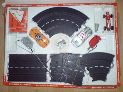 2x orginall Märklin Sprint  Rennbahn