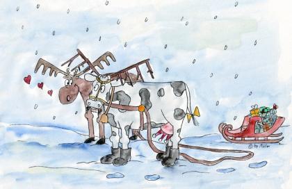 Frivole Weihnachten, ein Comic-Heft mit 24 frechen Bilderwitzen