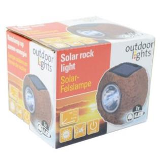 2 Solar Felslampen, Gartenstein