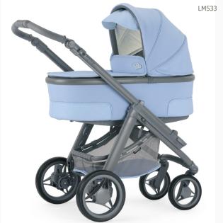 Moderner Kinderwagen in zarten Pastell-Farben von Bebecar NEU