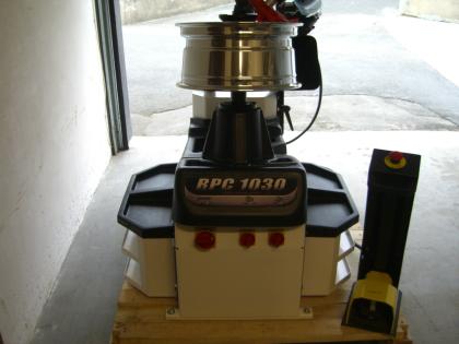 Gleitschleifmaschine, Gleitschleifanlage, Felgenpoliermaschine, Hochglanzverdich