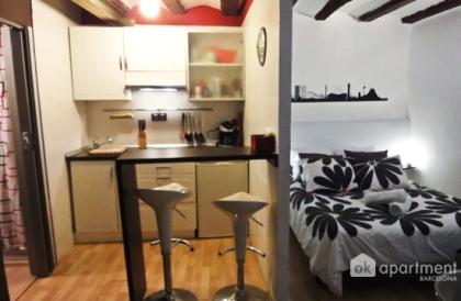 OK Apartment Barcelona - Enzimmerwohnung 4 Personen im Stadtzentrum