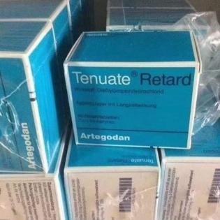 100 Stk von Tenuate Retard 75mg Tabletten; Gewichtsverlust, Diätpillen und Anti-