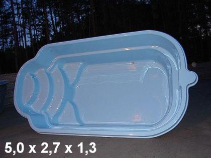 Hochwertige GFK (Glasfaserkunststoff) - Schwimmbecken zum Erdeinbau – POLEN 