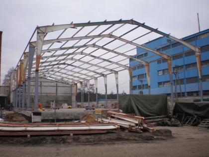 Wir kaufen und demontieren gebrauchte Stahlhalle Lagerhalle Halle