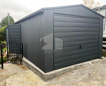  Blechgarage 3,5x7m Metallgarage Fertiggarage Garagen direkt vom Hersteller GP23