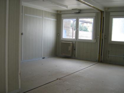 Deutsche Doppelcontainer - 30 m² - 2 Teile Container - mit WC und Küchenecke