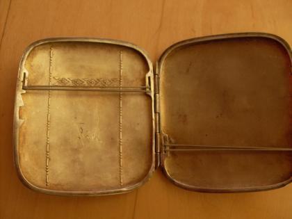 ++  Jugendstil  ++ Zigarettenetui ++ 925er Silber (innen vergoldet) ++
