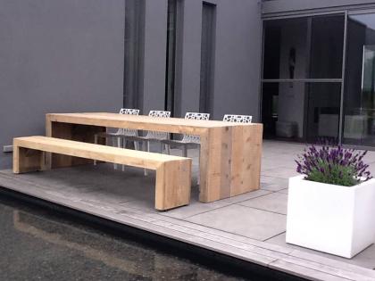 Bauholz Gartentisch Wismar von www.exklusivdutchdesign.de