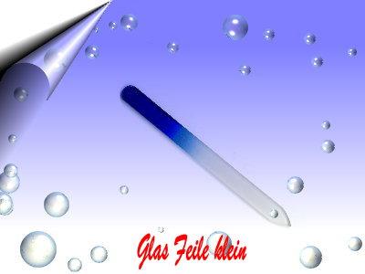 Glasnagelfeile in 5 Farben um 1, 90€
