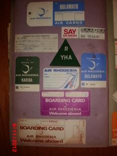 RHODESIEN 'Scrapbook' (Sammlungsalbum): Diverse, seltene Artikel von 1930-1979